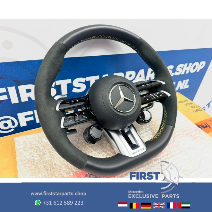 2022 AMG STUUR Mercedes CARBON C63 CLE63 E63 GLC63 GLE63 S63 AMG STUUR W206 W213 W253 W236 V167 W223 W464 W257 CUSTOM CARBON LENKRAD Mercedes 2019-2023 C63S E63S GLC63S GLE63S S63S CLE63 CLS63 E PERFORMANCE CARBON A0994600909 K3