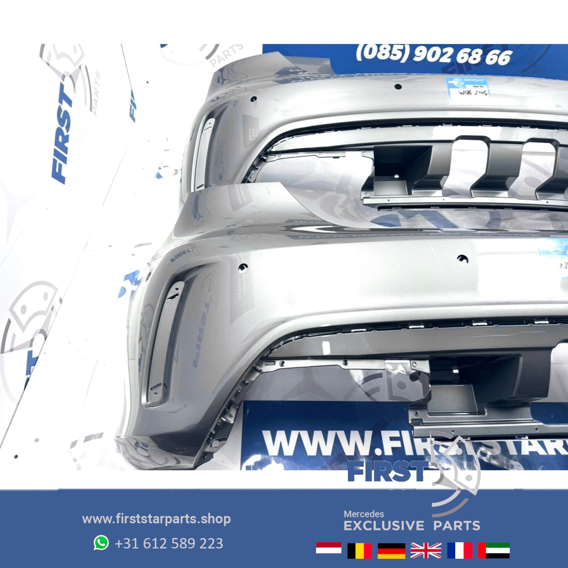 W176 AMG BUMPER A1768852325 originele Achterbumper Mercedes A Klasse 2012-2018 AMG LINE / A45 AMG ZWART WIT GRIJS ROOD BLAUW ETC A 176 885 23 25