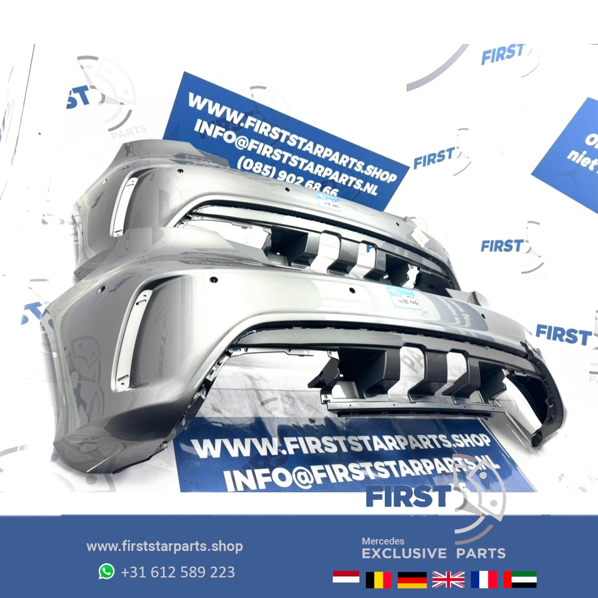 W176 AMG BUMPER A1768852325 originele Achterbumper Mercedes A Klasse 2012-2018 AMG LINE / A45 AMG ZWART WIT GRIJS ROOD BLAUW ETC A 176 885 23 25