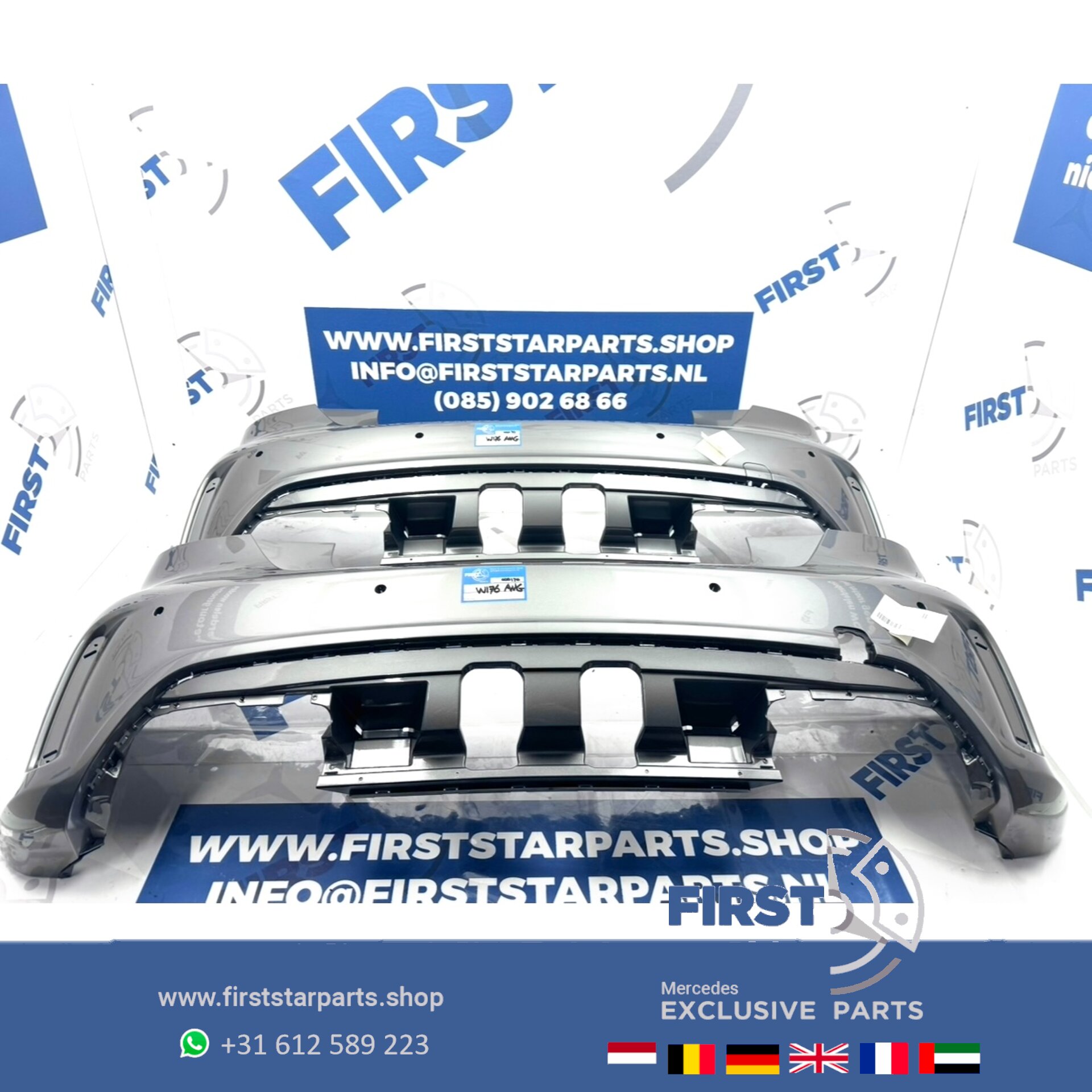 W176 AMG BUMPER A1768852325 originele Achterbumper Mercedes A Klasse 2012-2018 AMG LINE / A45 AMG ZWART WIT GRIJS ROOD BLAUW ETC A 176 885 23 25